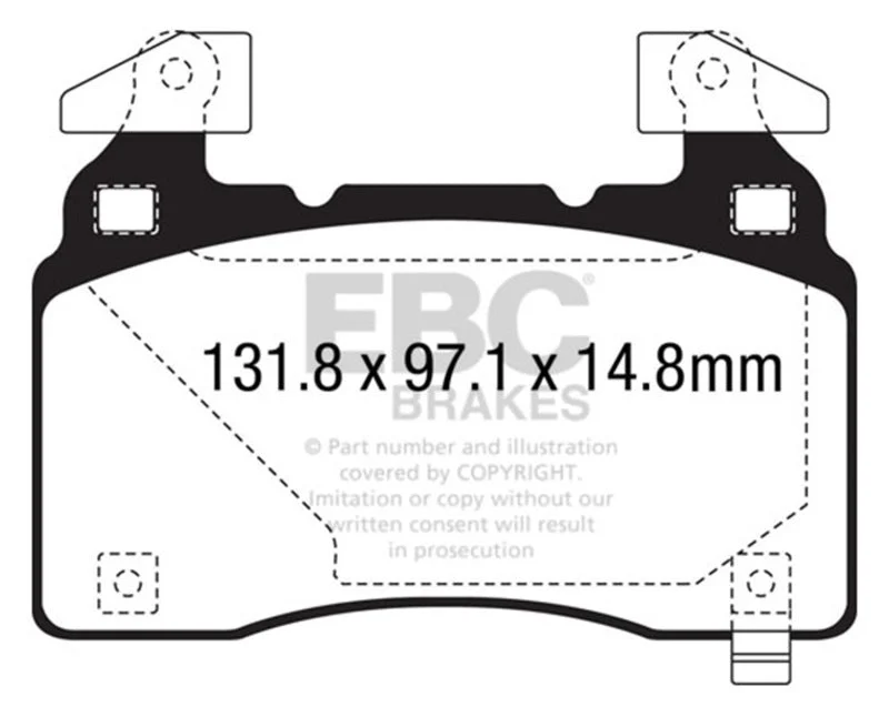 EBC - Front Bluestuff Pad PN DP53028NDX