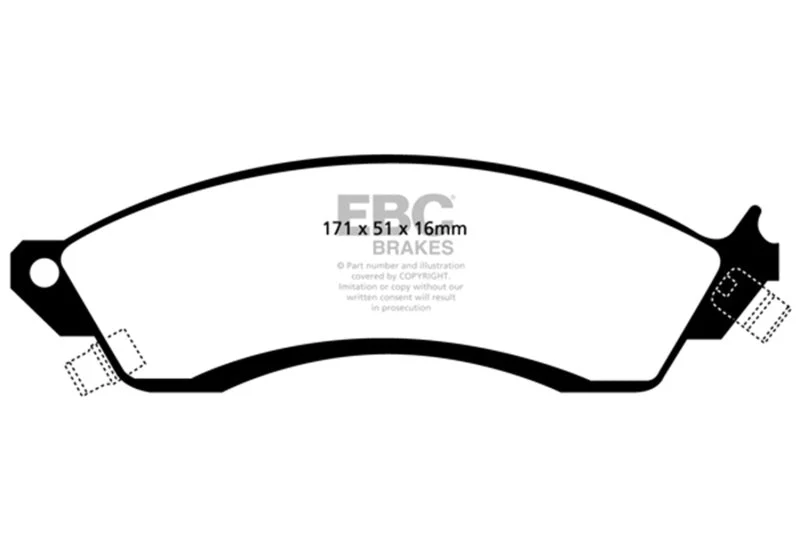 EBC - Front Redstuff Pad PN DP31131C