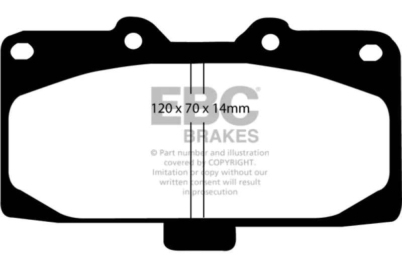 EBC - Front Greenstuff Pad PN DP21200