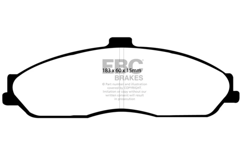 EBC - Front Yellowstuff Pad PN DP41162R