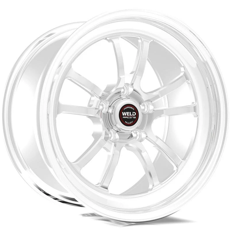 Weld S70 17x5 / 5x4.75in BP / 2.2in. BS Polished Wheel (High Pad) - Non-Beadlock