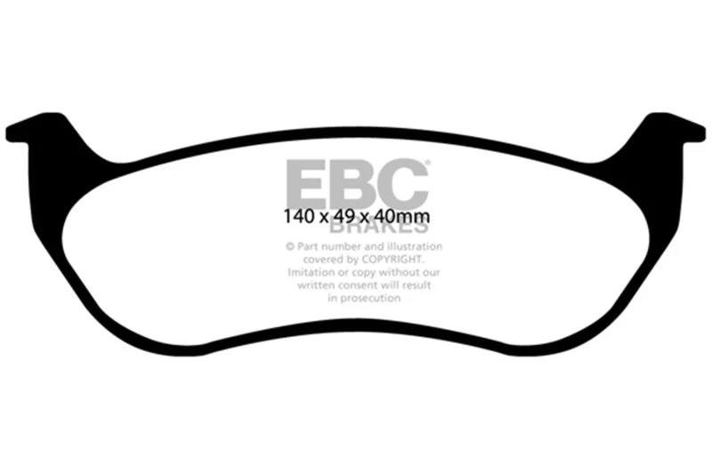 EBC - Rear Yellowstuff Pad PN DP41673R