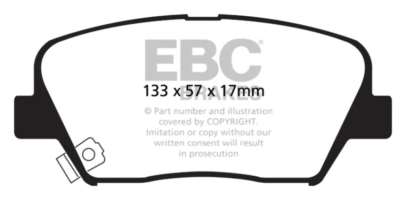 EBC - Front Yellowstuff Pad PN DP41863R