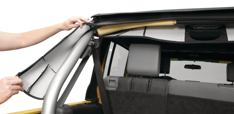 Bestop 07-18 Jeep Wrangler JK 4-Door Sport Bar Cover (Black Diamond)