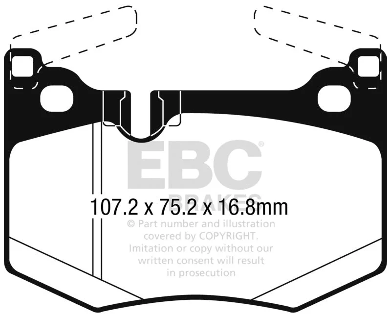 EBC - Rear Redstuff Pad PN DP32261C