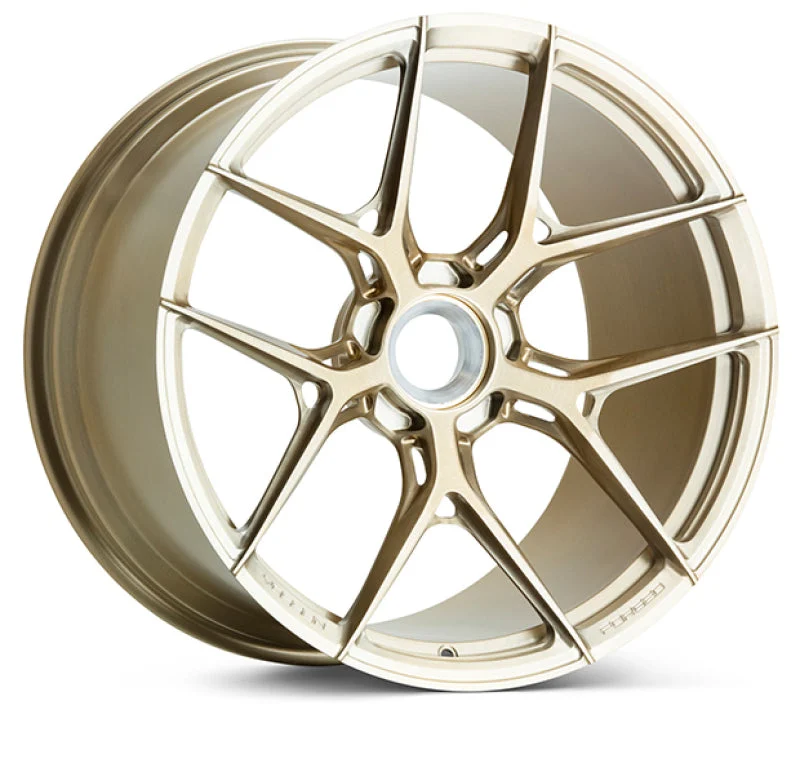 Vossen Forged S21-01 - 21x10.5 - 5x132 - ET22 - 66.5 - Brushed Patina Gold Wheel - BMW M5 G9x Fitmen