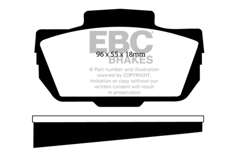 EBC - Front Greenstuff Pad PN DP2149