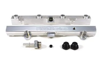 TRI-FLOW Honda K20/K24 Fuel Rail Polished A3 - 3/4 Boss to AN-8 2pc. & 3/4 Boss Plug 1pc.