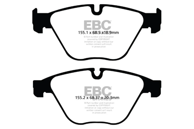 EBC - Front Yellowstuff Pad PN DP42103R