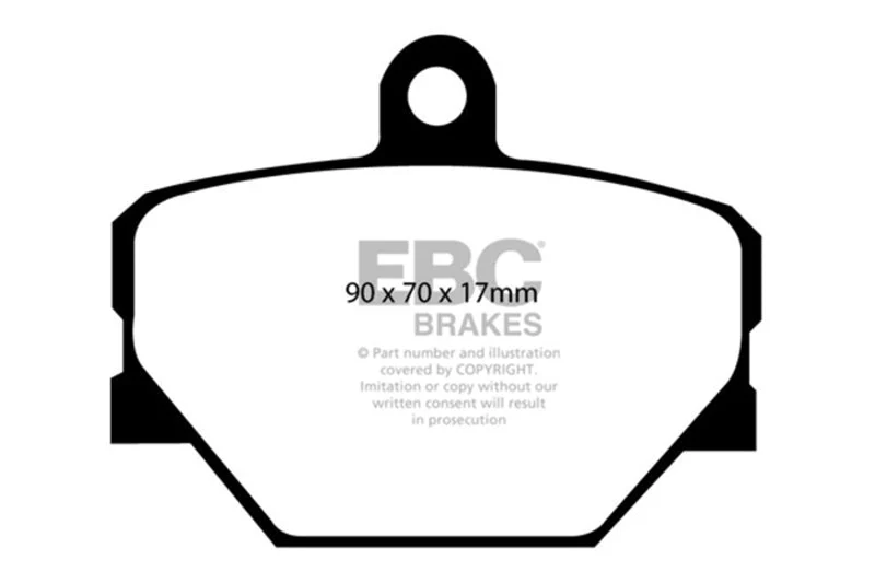 EBC - Front Redstuff Pad PN DP31287C