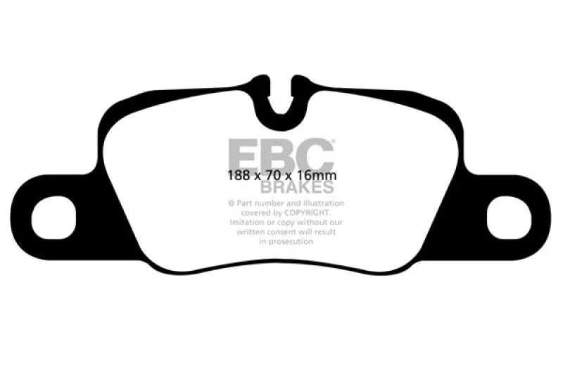 EBC - Rear Redstuff Pad PN DP31858C