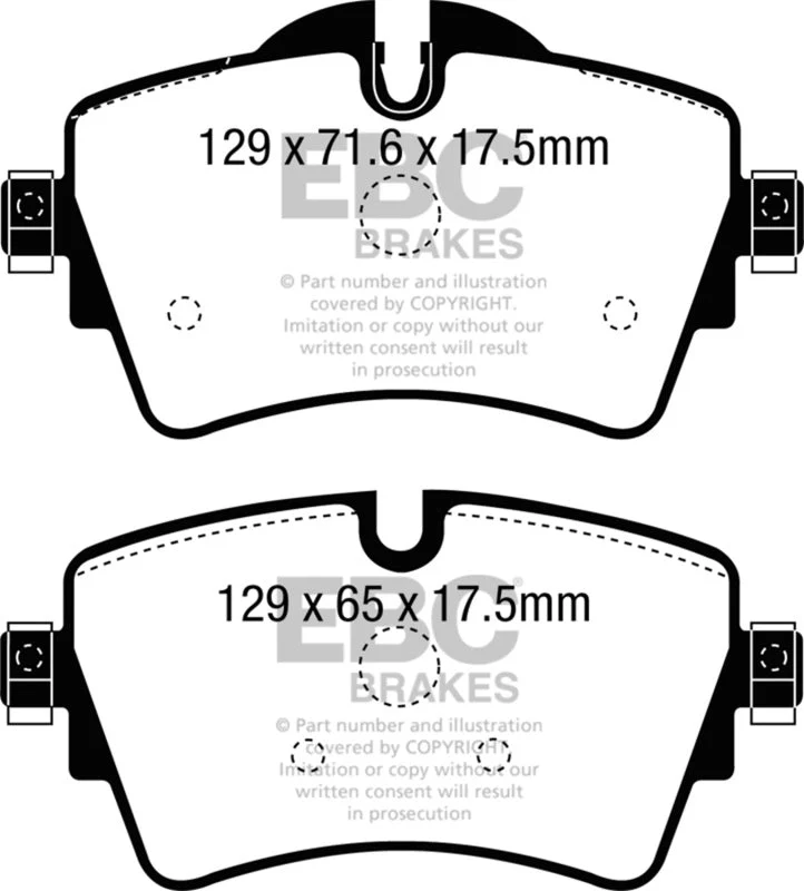 EBC - Front Greenstuff Pad PN DP22227