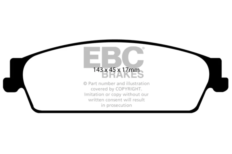 EBC Extra Duty - Rear Pad PN ED91780