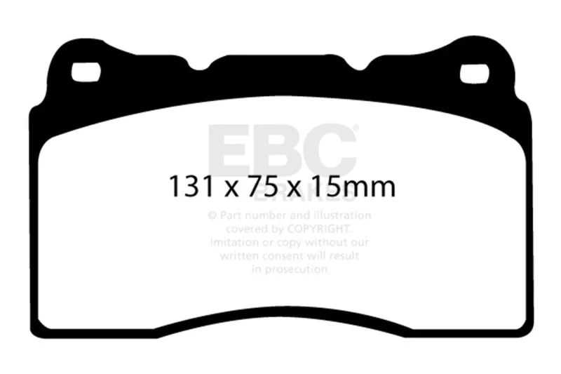 EBC - Front Greenstuff Pad PN DP21210