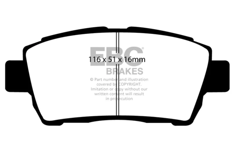 EBC - Front Yellowstuff Pad PN DP41295R