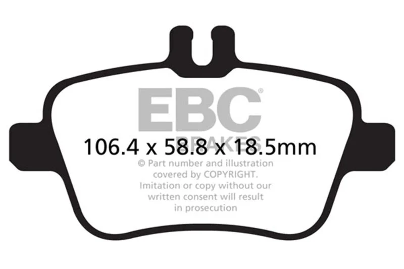 EBC Ultimax2 Low Dust Street - Rear Ultimax 2 Pad PN UD1646