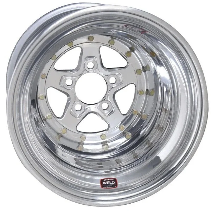Weld Alumastar 2.0 15x8 / 5x4.75 BP / 4in. BS Polished Wheel - Non-Beadlock