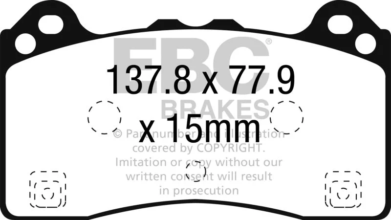 EBC - Front Bluestuff Pad PN DP52274NDX