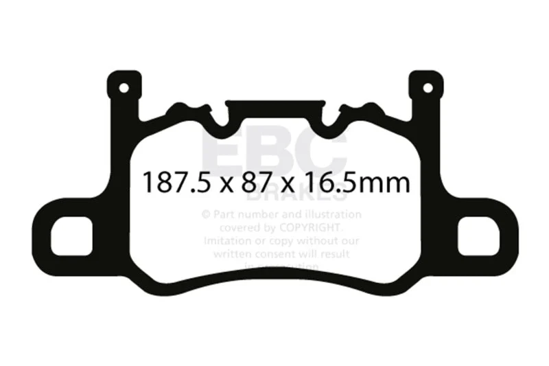 EBC - Rear Yellowstuff Pad PN DP42207R