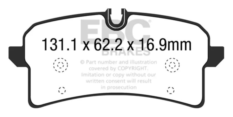 EBC - Rear Yellowstuff Pad PN DP42204R