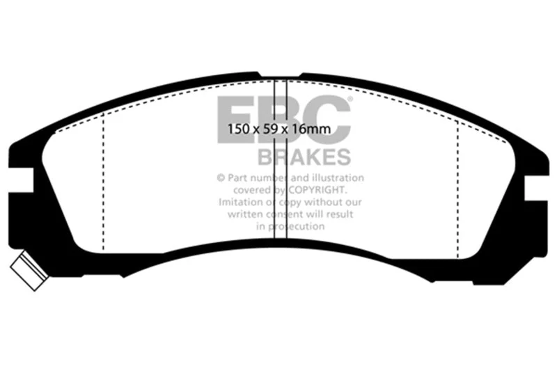 EBC - Rear Yellowstuff Pad PN DP4954R