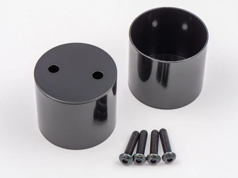 Bestop 20-26 Jeep Gladiator / 18-26 Wrangler JL / 07-18 Wrangler JK Door Mirror Cup Kit (Black)