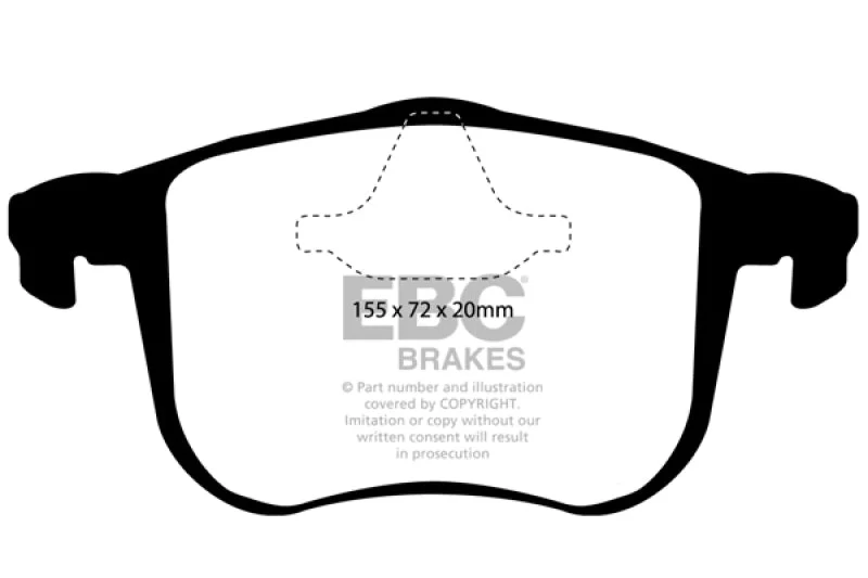 EBC - Front Redstuff Pad PN DP31416C