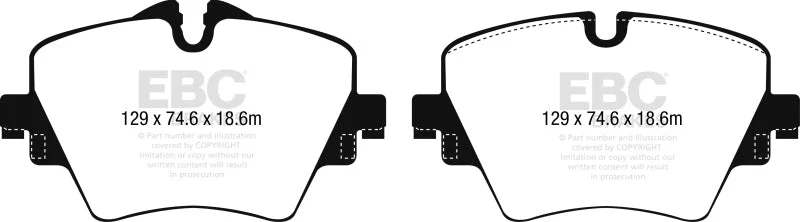 EBC - Front Greenstuff Pad PN DP62245