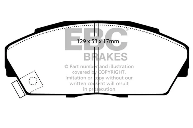 EBC - Front Yellowstuff Pad PN DP4719/2R