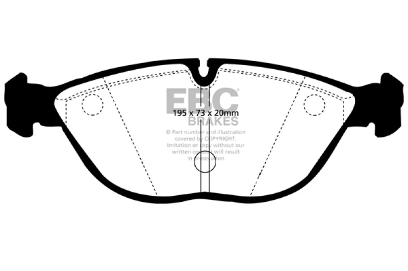 EBC - Front Redstuff Pad PN DP31035C