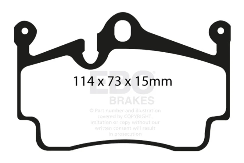 EBC - Rear Bluestuff Pad PN DP51920NDX