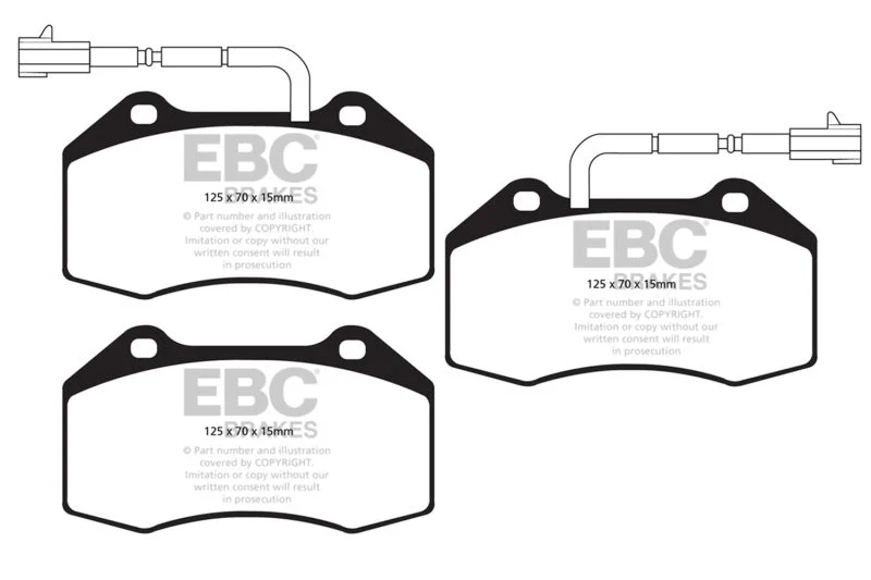 EBC - Front Yellowstuff Pad PN DP42021/2R