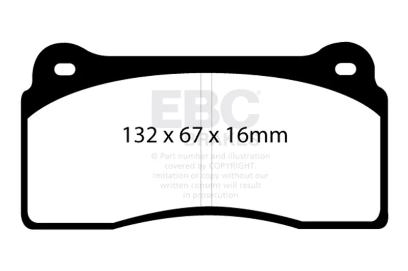 EBC - Rear Yellowstuff Pad PN DP41110R