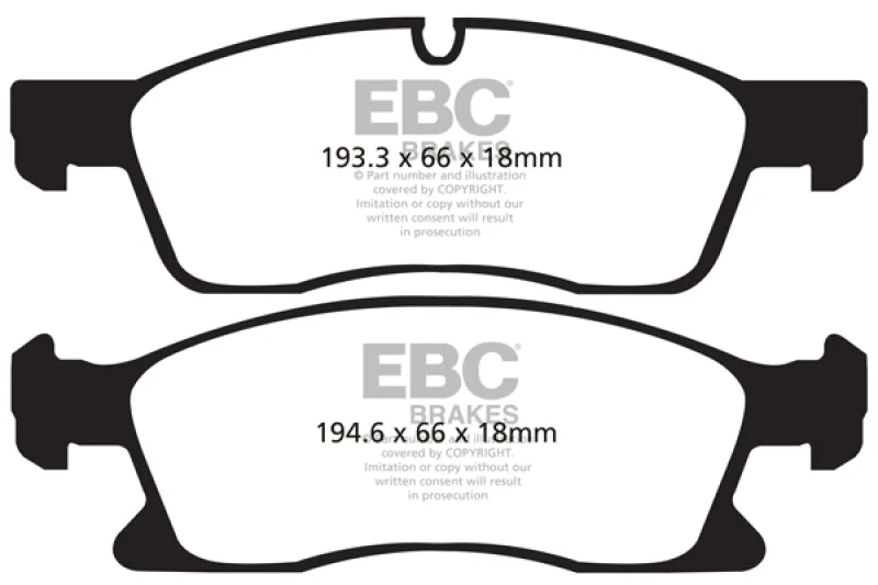 EBC - Front Yellowstuff Pad PN DP41871R