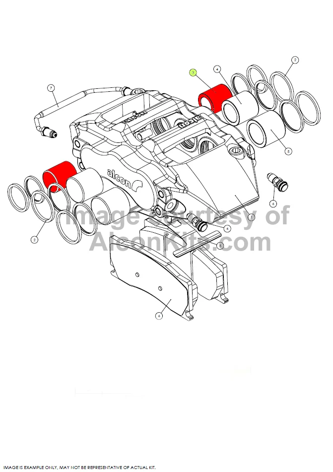 STaSIS Mono6 Caliper Small Piston 30.2mm