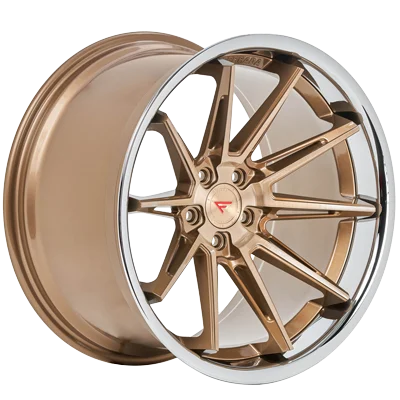 Ferrada Wheels CM2 Brushed Cobre / Chrome Lip 20x10 5x115 ET13 71.6 Mid Concavity