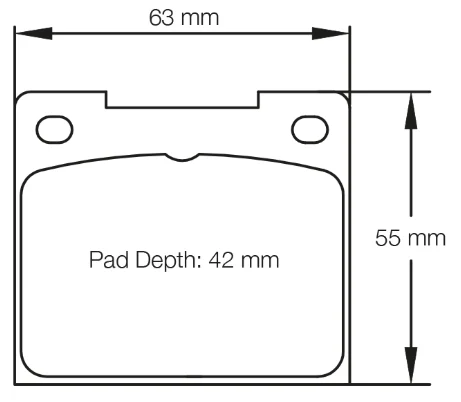 Carbotech CT1124 Brake Pads