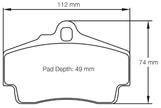Carbotech CT1134 Brake Pads