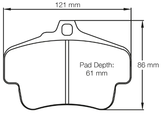 Carbotech CT1135 Brake Pads