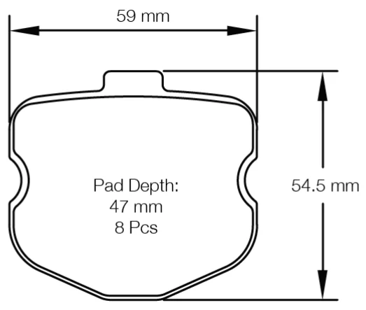 Carbotech CT1185R Brake Pads