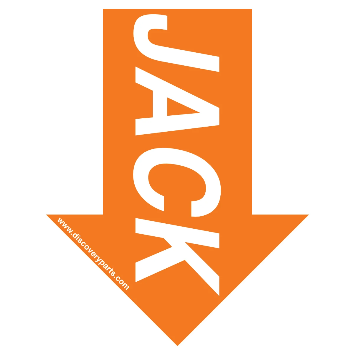 Jack Decal (Black on White)