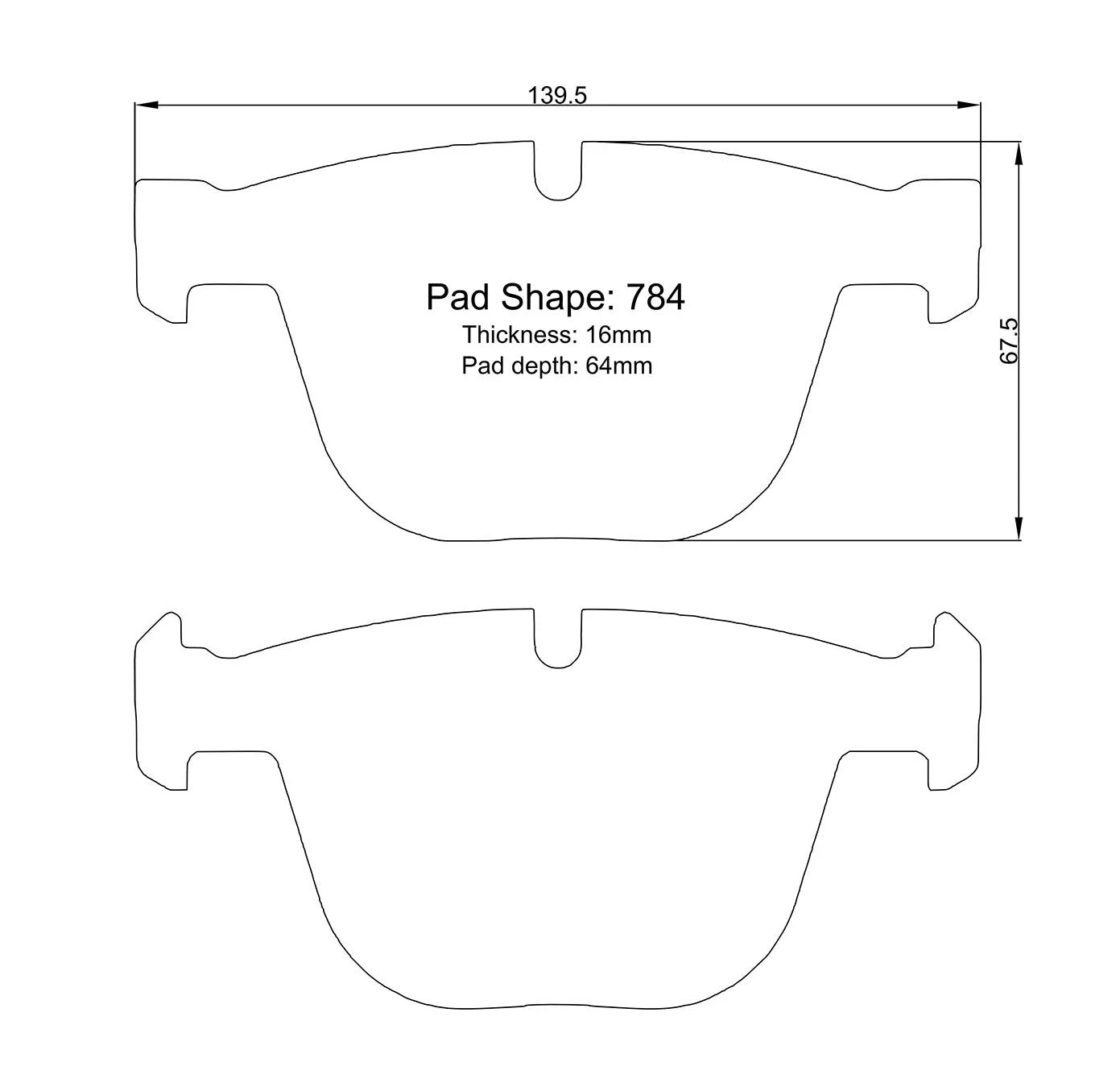 Winmax W-Series PBP 0784 Brake Pads for E90/E92/E93 M3 Rear