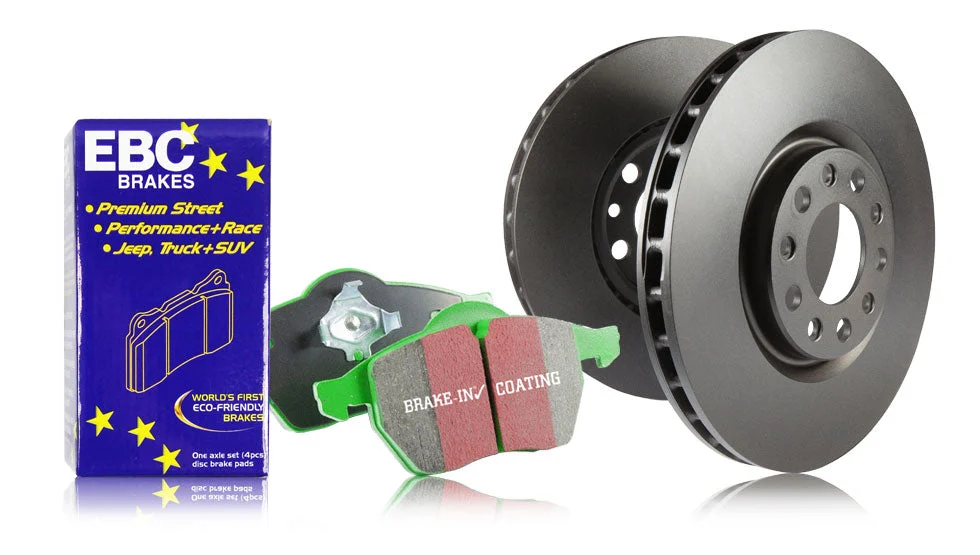 EBC | Rear Greenstuff 2000 Pad and Plain Rotor Kit | PN: S11KR1420