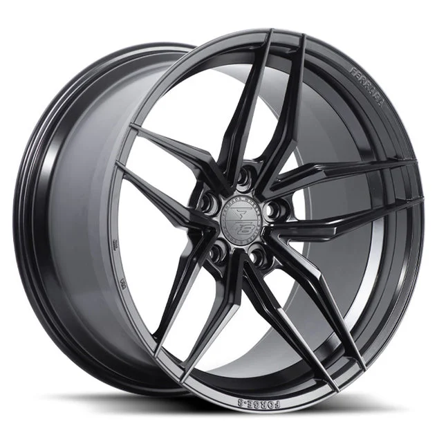 Ferrada Wheels Forge-8 F8-FR5 Matte Black 21x12 5x130 ET50 71.6 Deep Concavity