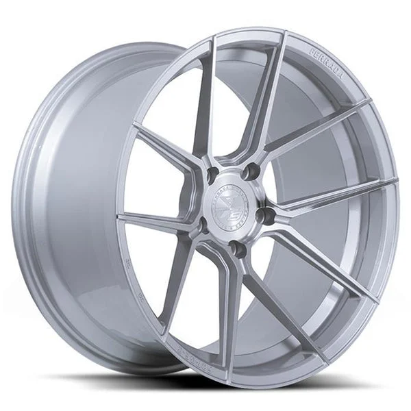 Ferrada Wheels Forge-8 F8-FR8 Machine Silver 20x10 5x112 ET45 66.56 Mid Concavity