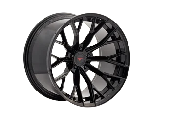 Ferrada Wheels Forge-8 FR9 Obsidian Black 22x10 5x115 ET16 71.6 Deep Concavity