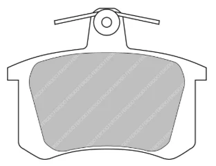 Ferodo FCP0596 Brake Pads