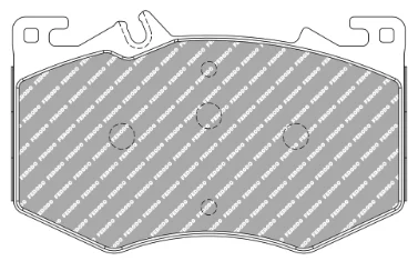 Ferodo FRP3166 Brake Pads