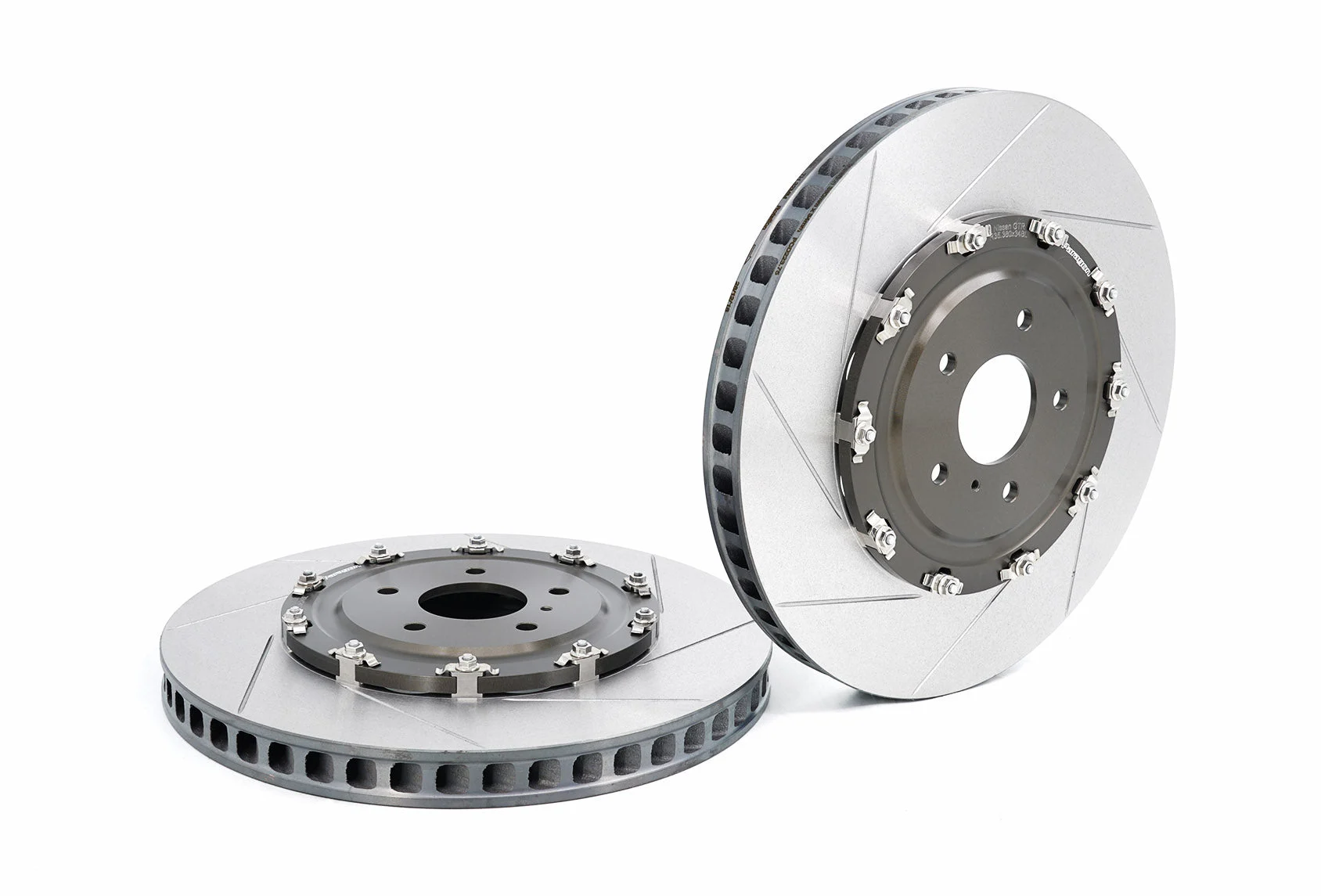 Nissan GT-R R35 - Stock Size (Front Pair) Performance 2-Piece Rotors + Optional Pad Bundle