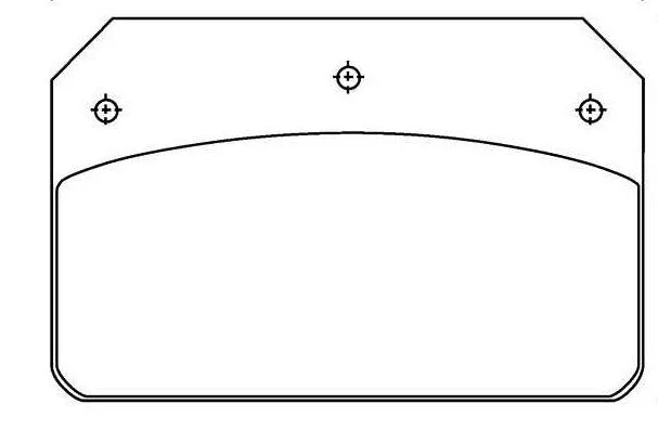 Hawk Performance HB100 Series Brake Pad